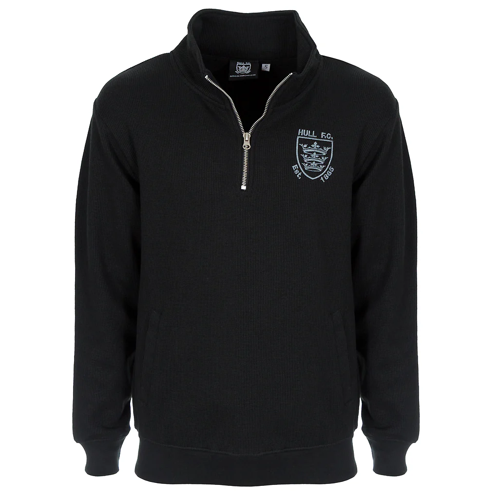 Tracker 1/4 Zip Black